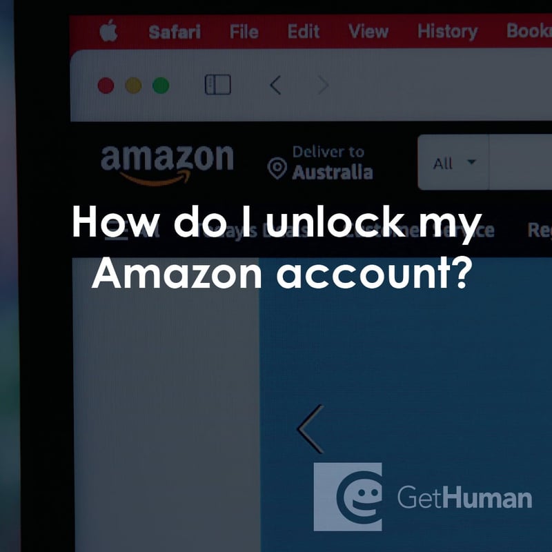 How Do I Unlock My Amazon Account?