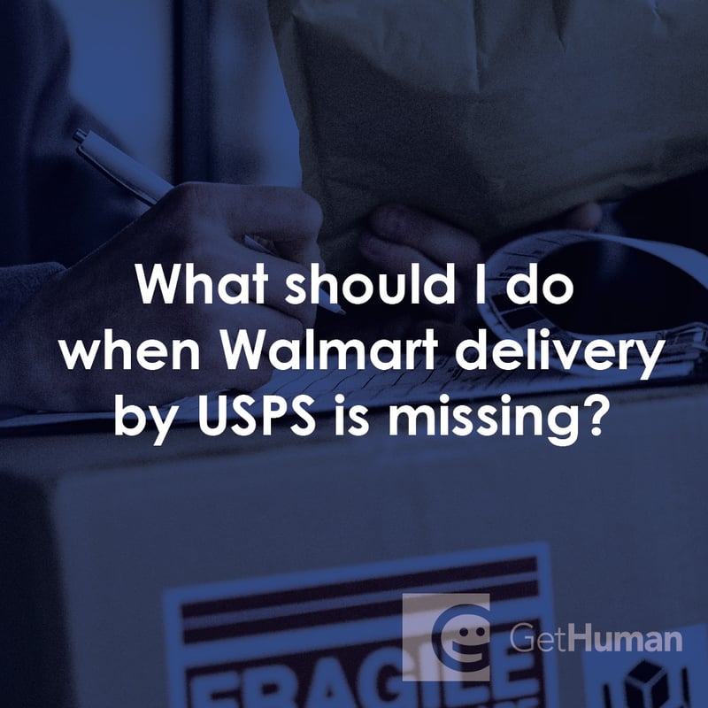 What Should I Do When WalMart Delivery by Usps Is Missing?