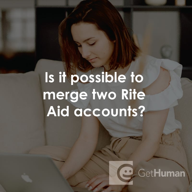 Is It Possible to Merge Two Rite Aid Accounts?