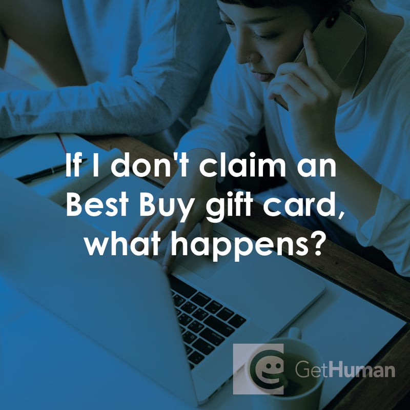 If I Don't Claim a Best Buy Gift Card, What Happens?