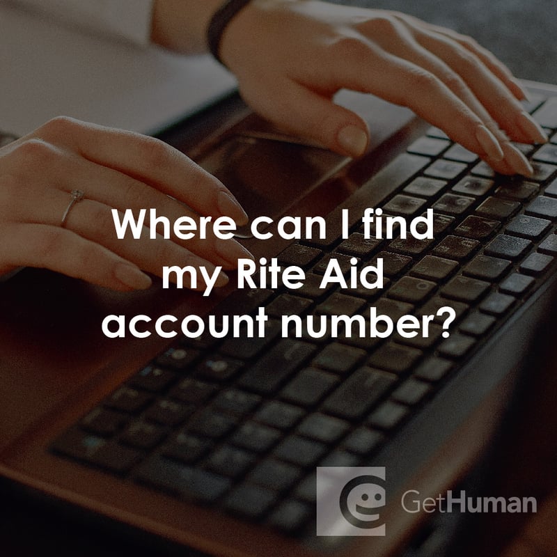 Where Can I Find My Rite Aid Account Number?
