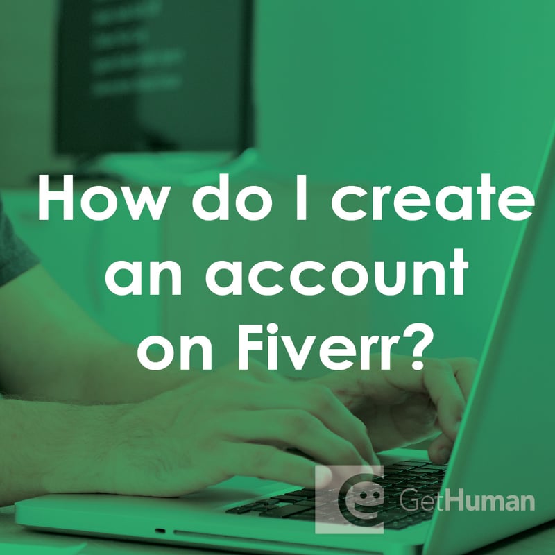How Do I Create an Account on Fiverr?