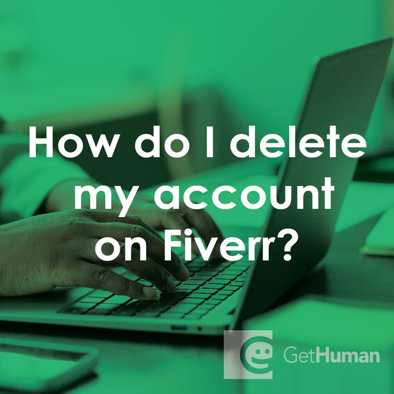 How Do I Delete My Account on Fiverr?