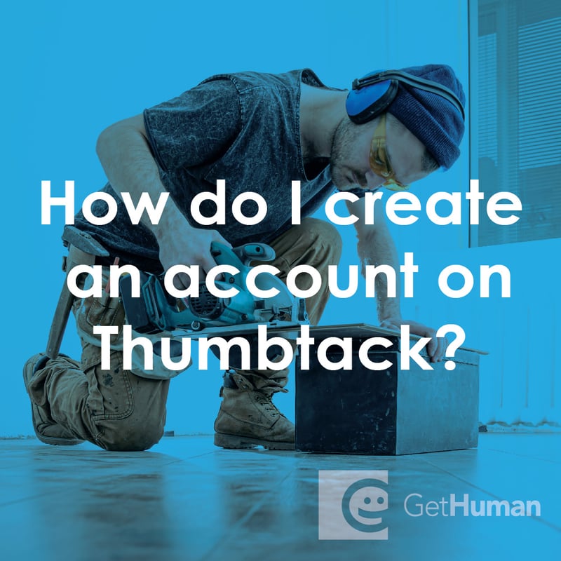 How do I create an account on Thumbtack?
