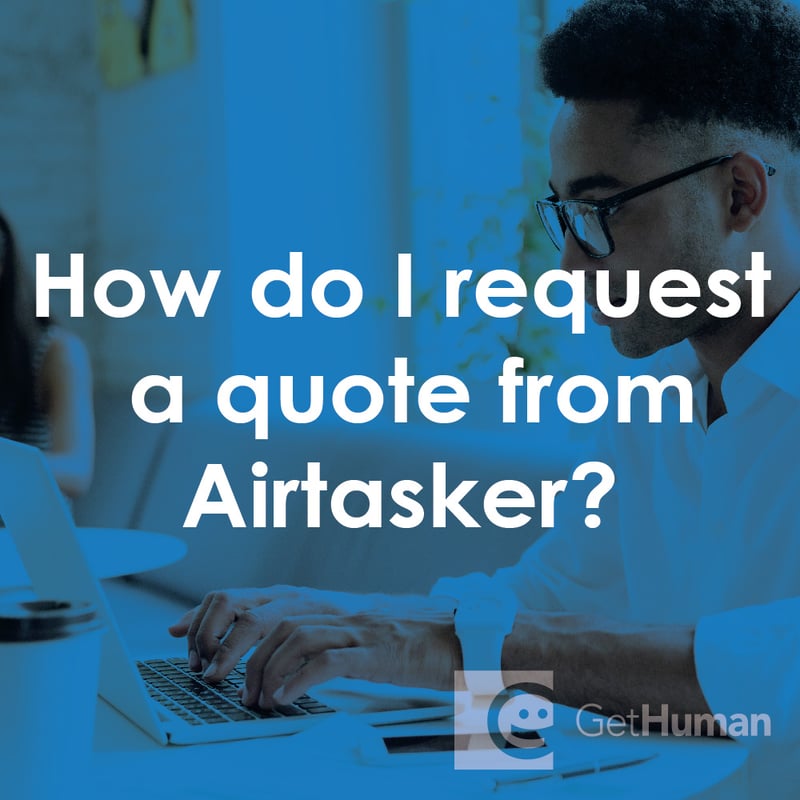 How do I request a quote from Airtasker?