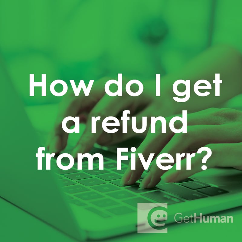 How do I get a refund from Fiverr?