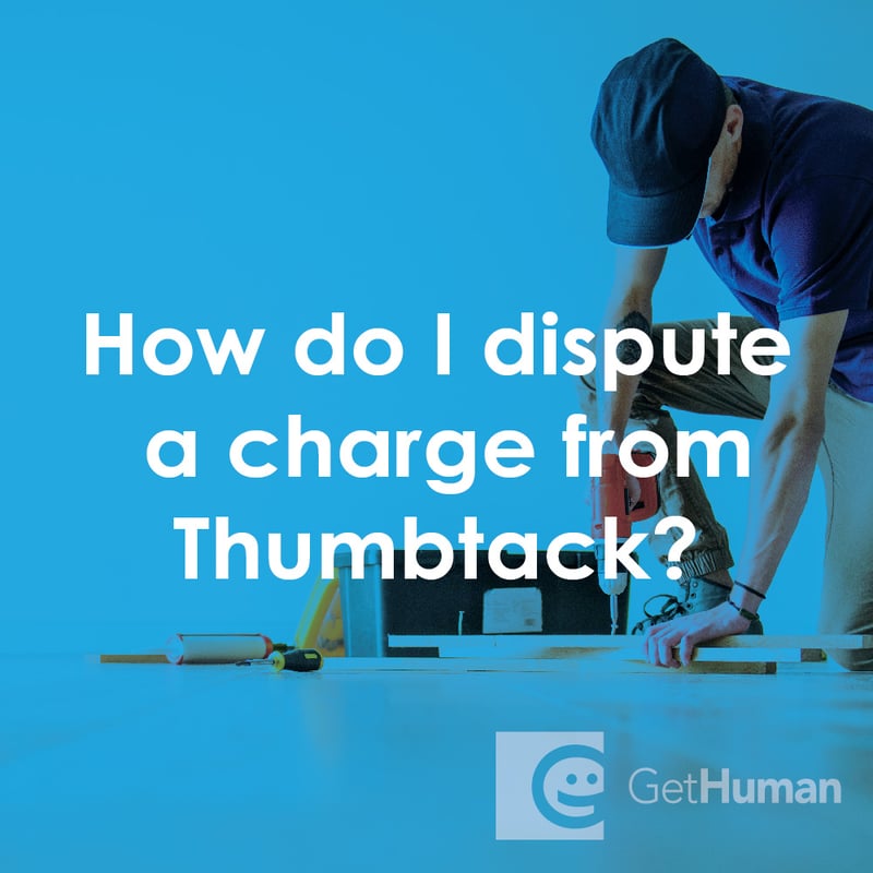 How do I file a complaint about Thumbtack's service?