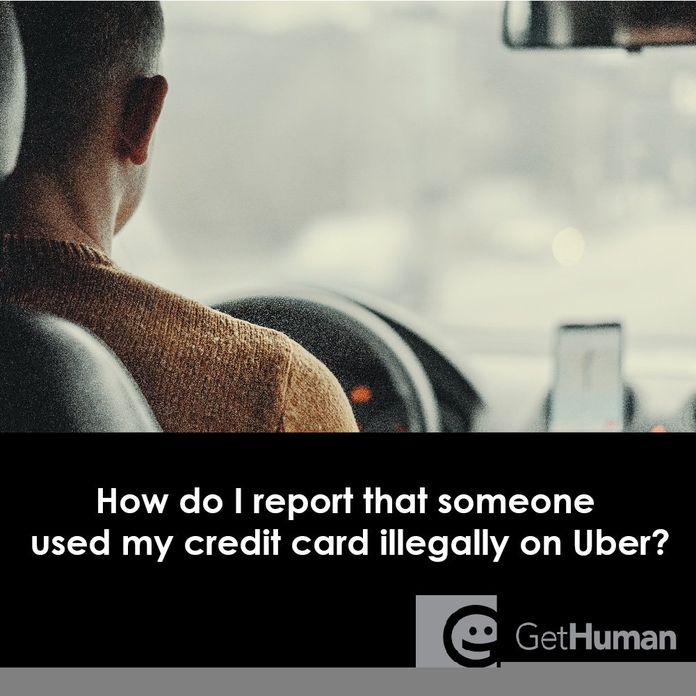 How Do I Report That Someone Used My Credit Card Illegally on