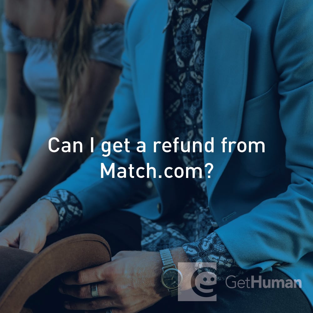 Can I get a refund from Match.com