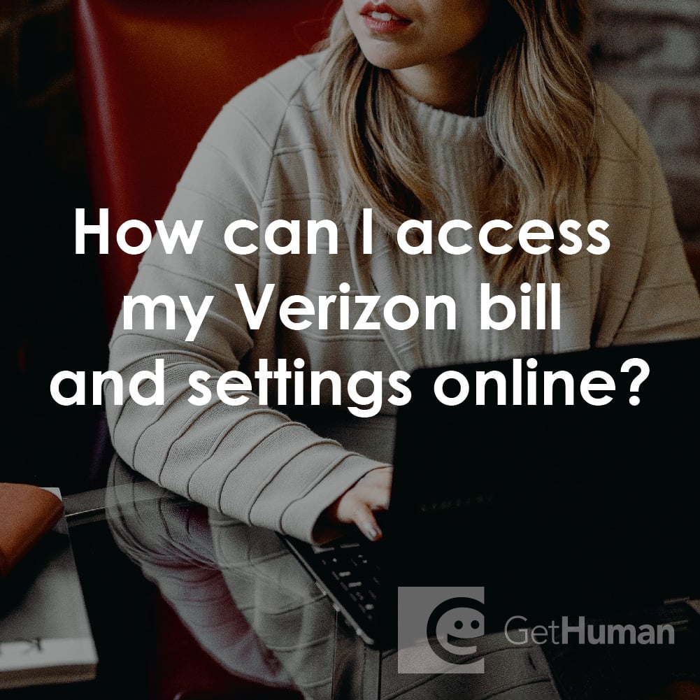 How Can I Access My Verizon Bill and Settings Online?