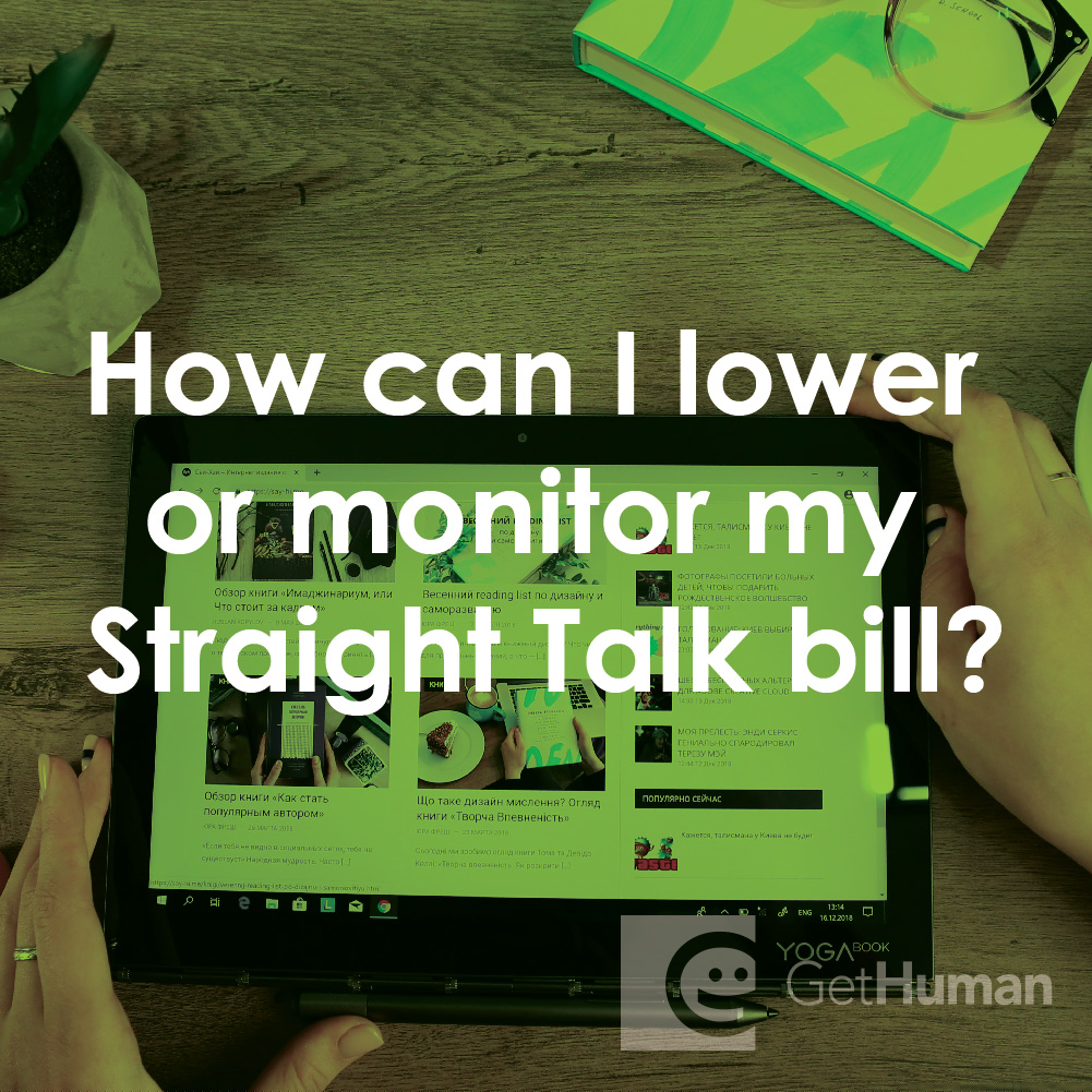 How Can I Lower or Monitor My Straight Talk Bill?