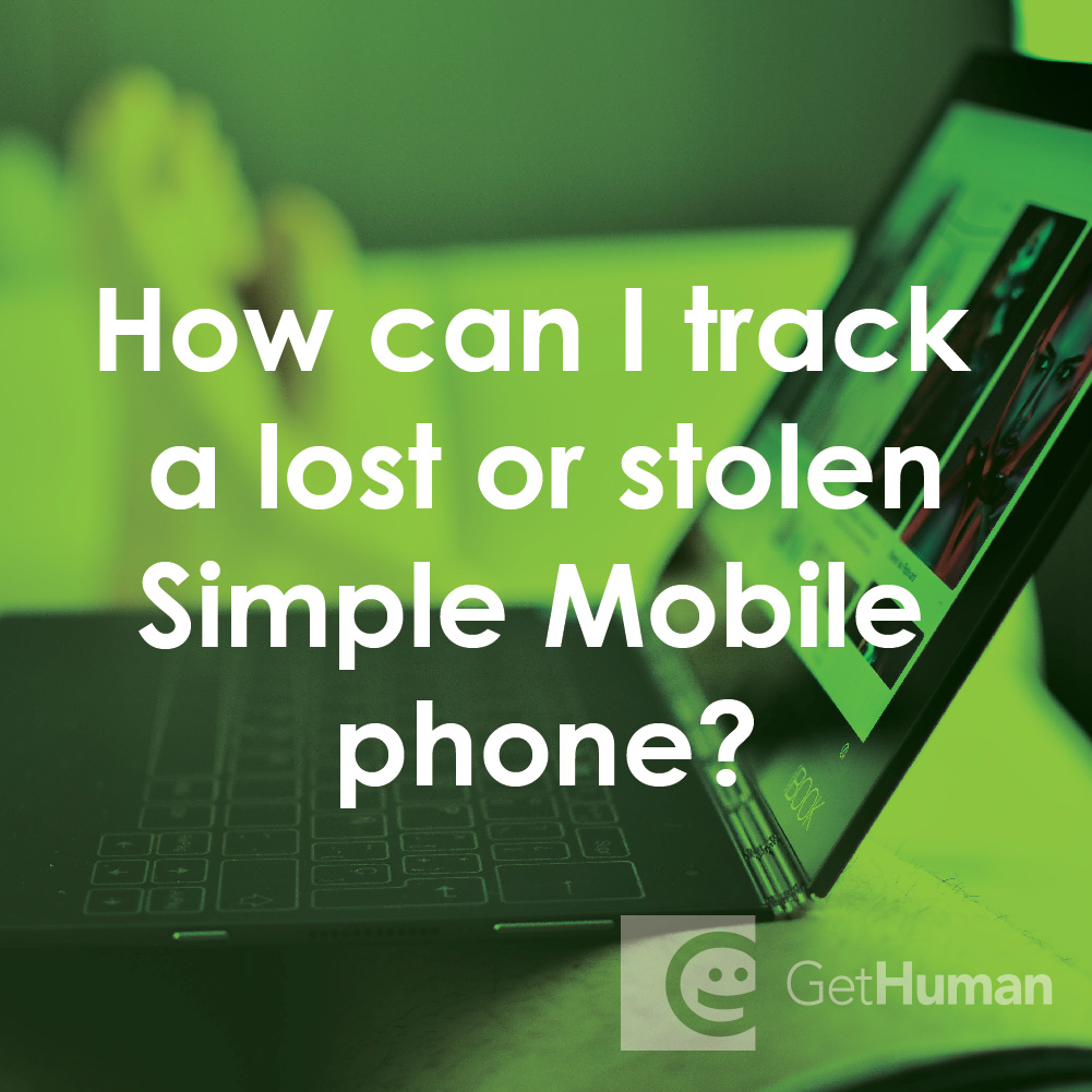 How Can I Track a Lost or Stolen Simple Mobile Phone?