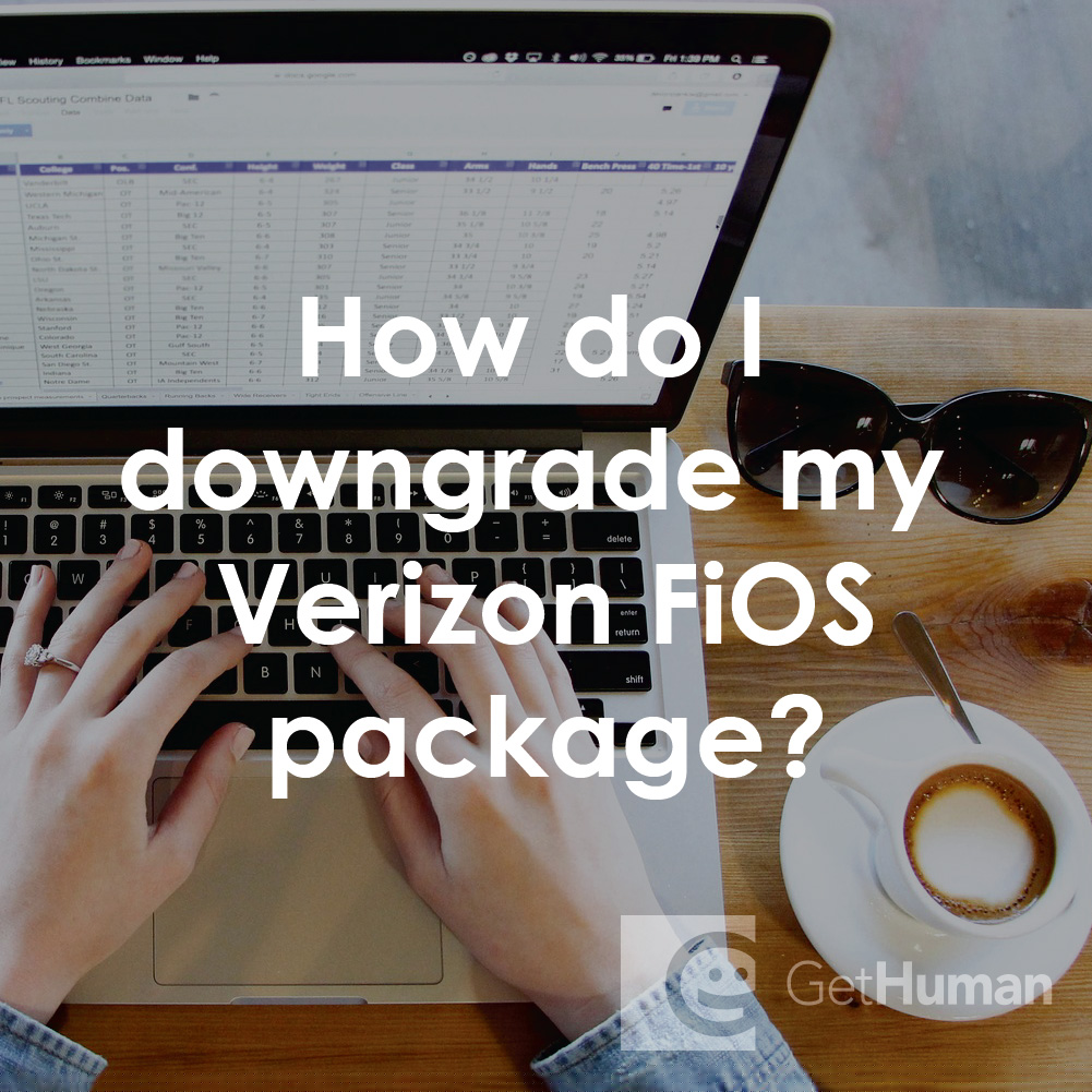 How Do I Downgrade My Verizon FiOS Package?