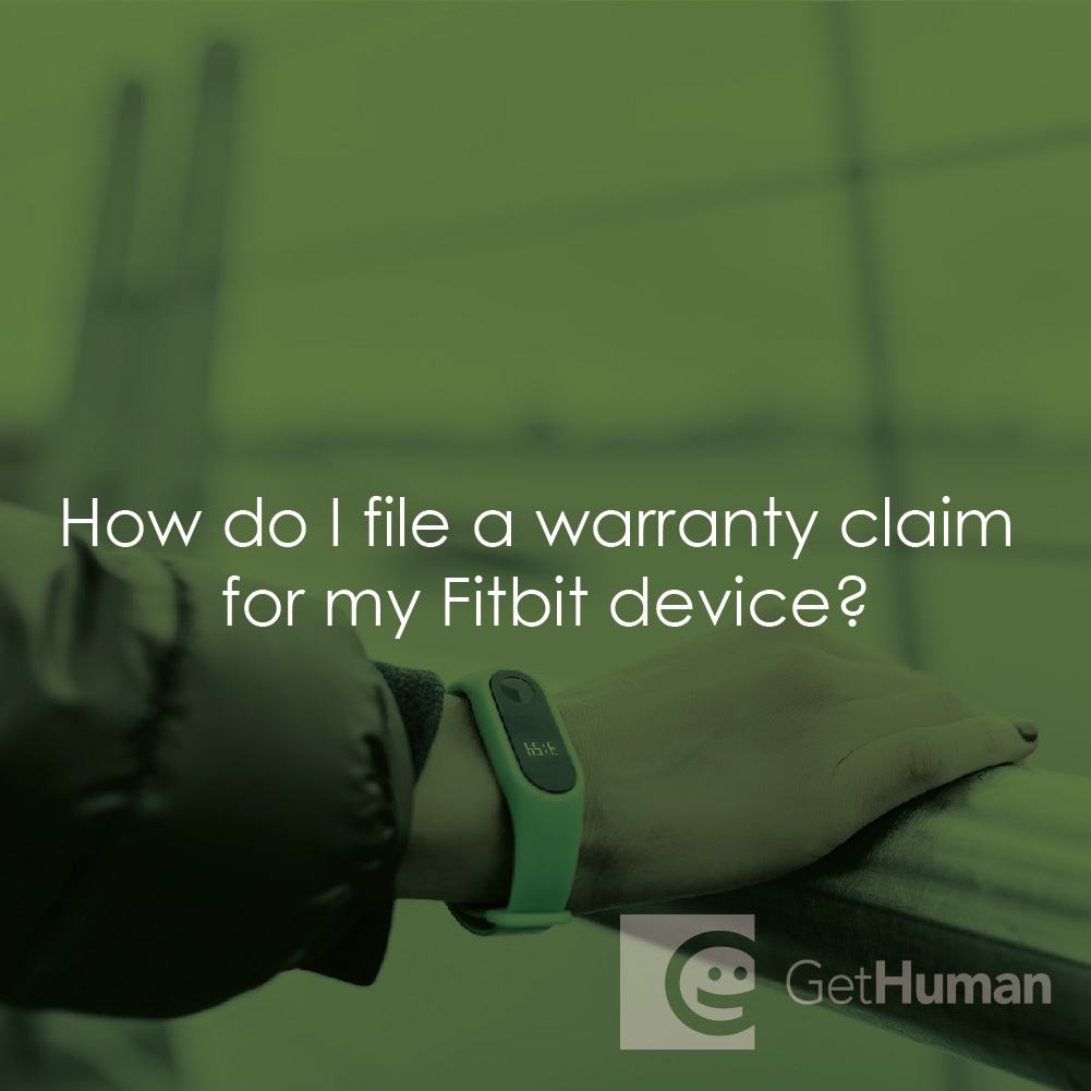 How Do I File a Warranty Claim for My Fitbit Device?