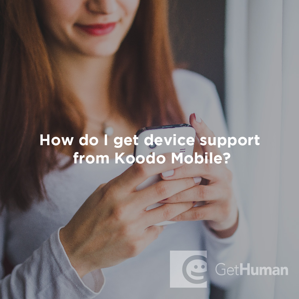 How Do I Get Device Support from Koodo Mobile?