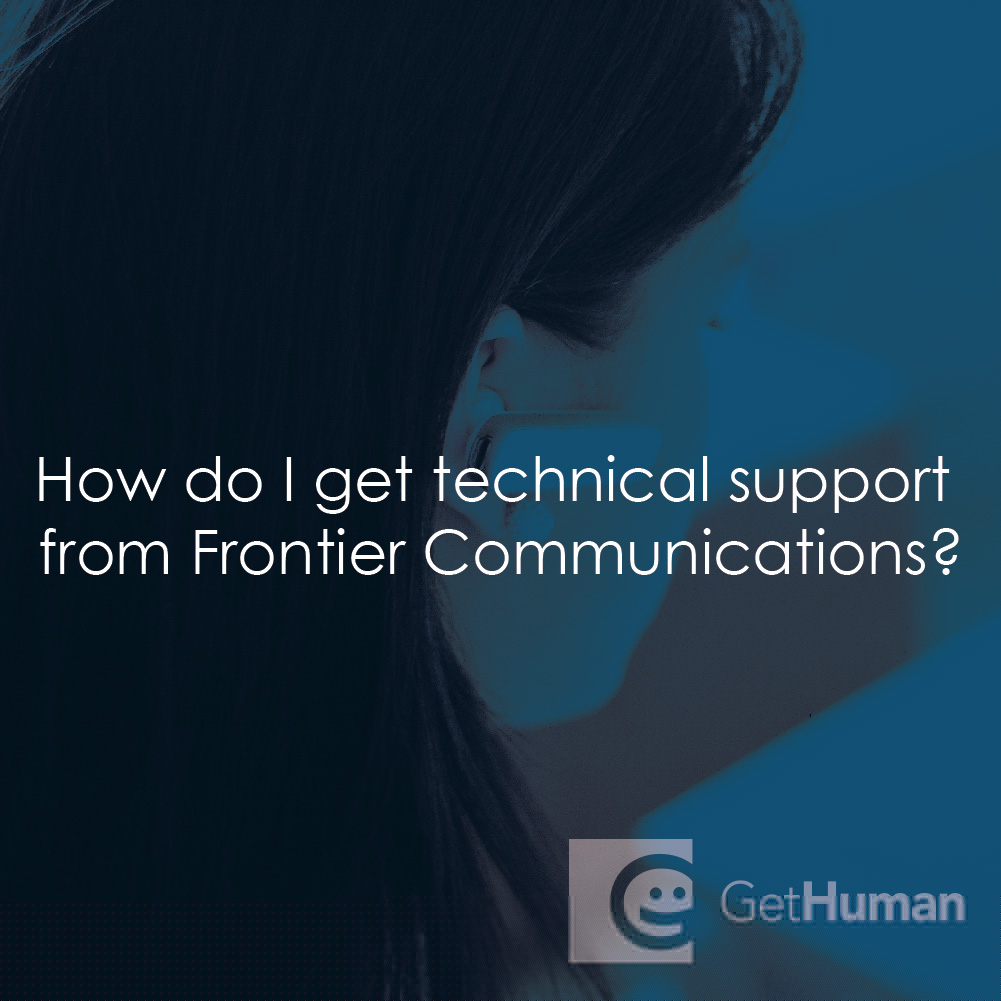 How Do I Get Technical Support from Frontier Communications?