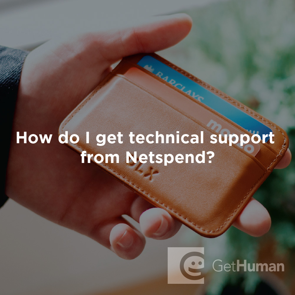 How Do I Get Technical Support from Netspend?