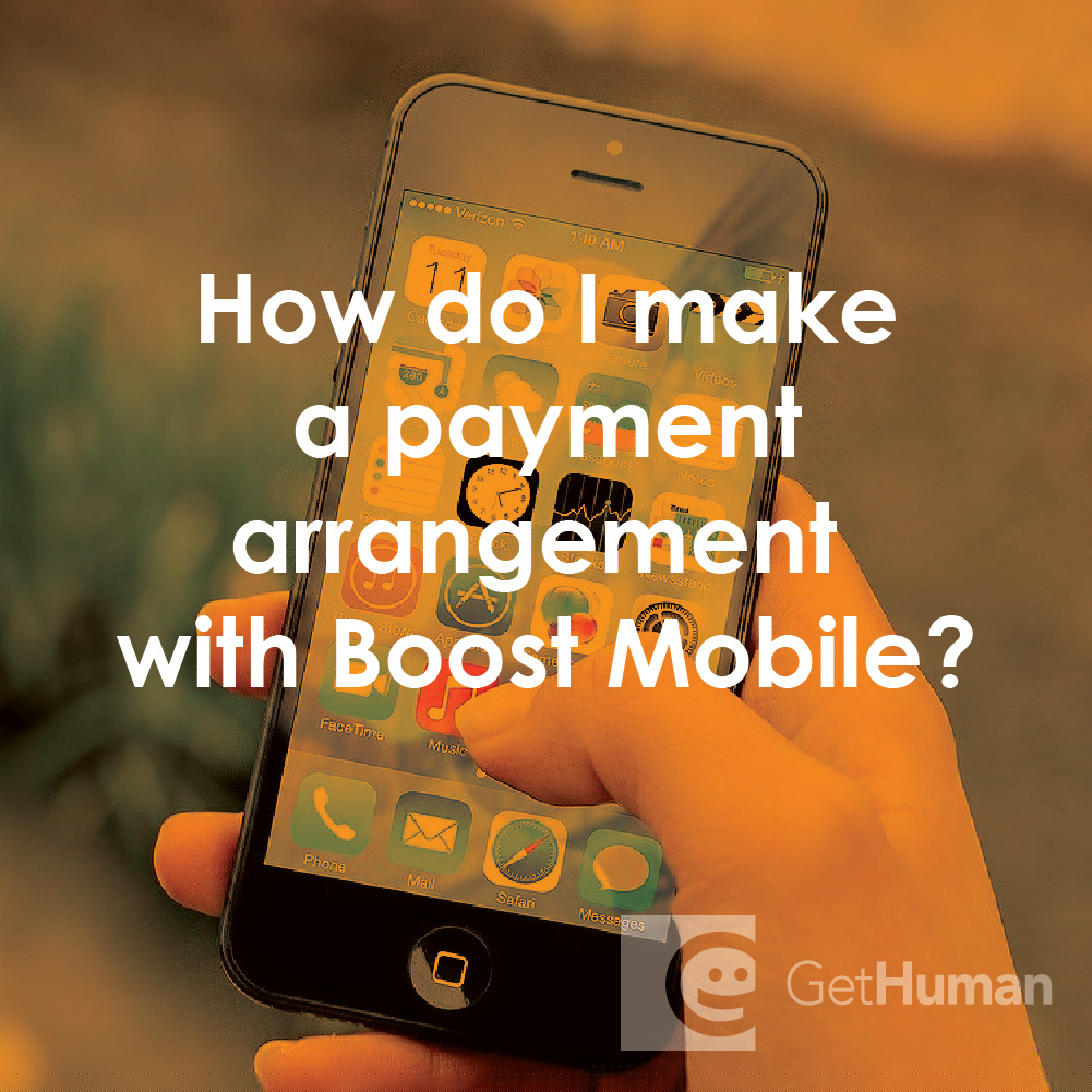 How Do I Make a Payment Arrangement with Boost Mobile?