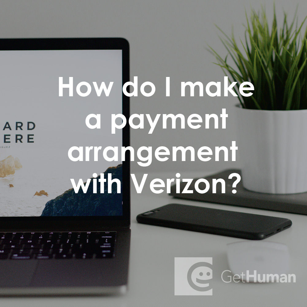 How Do I Make a Payment Arrangement with Verizon?