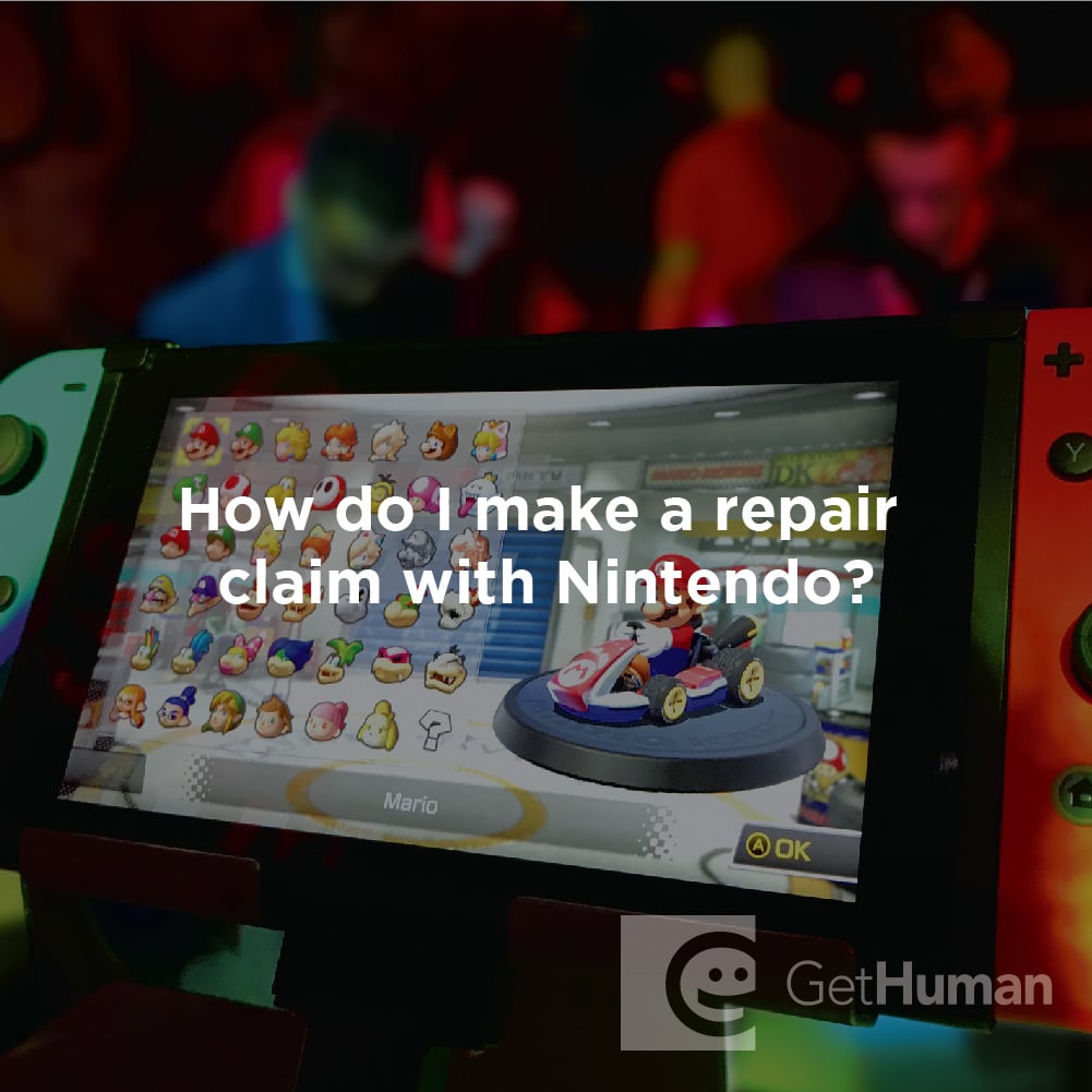 How Do I Make a Repair Claim with Nintendo?