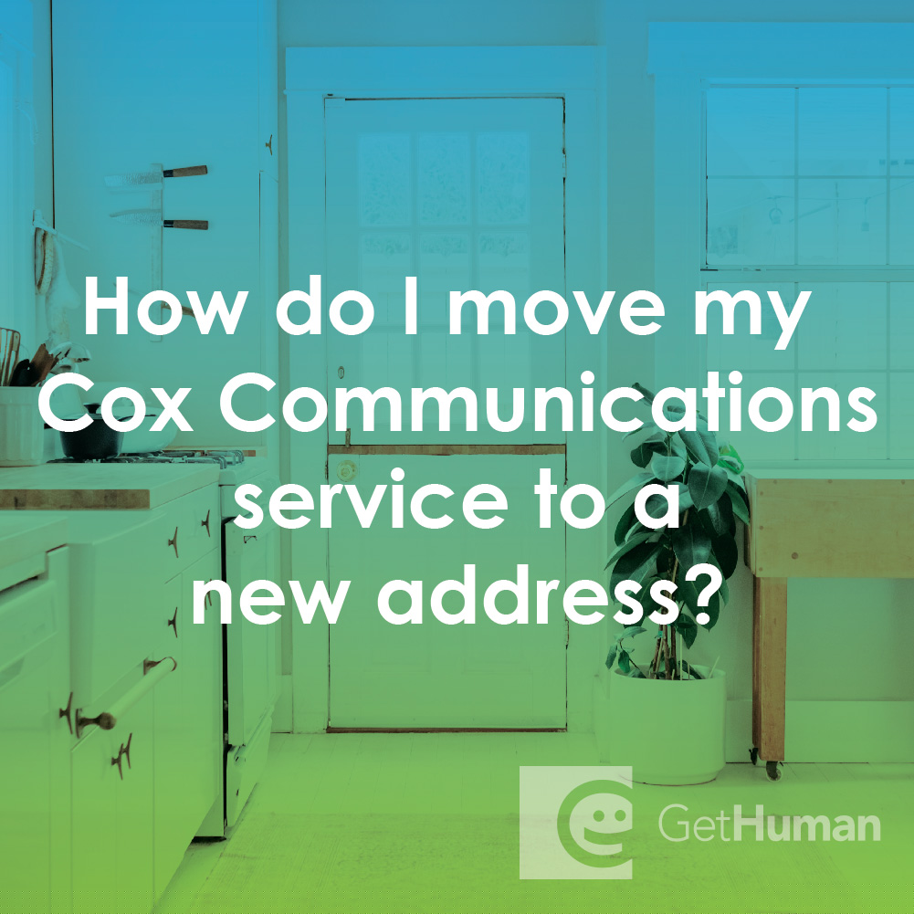 How Do I Move My Cox Communications Service to a New Address?