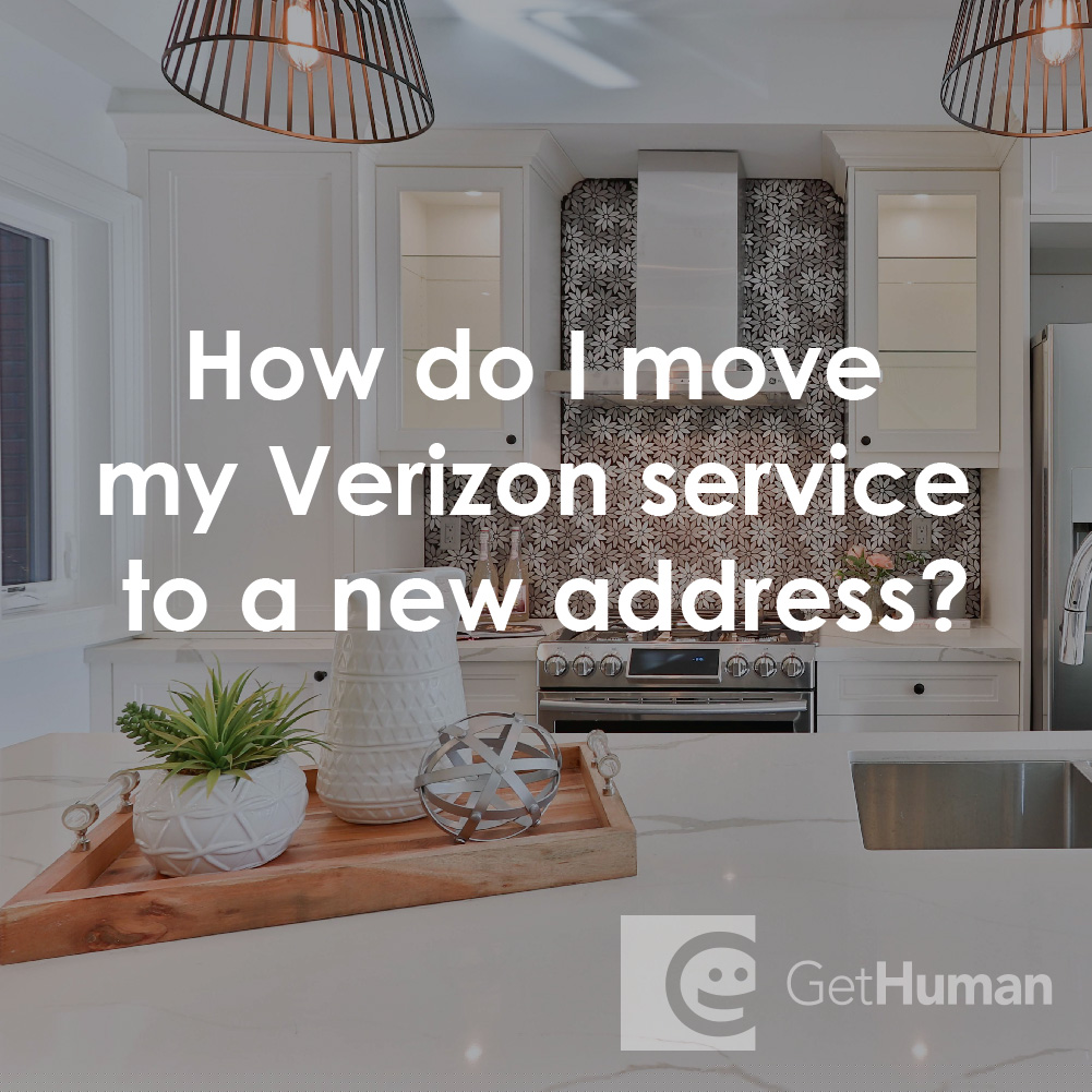How Do I Move My Verizon Service to a New Address?