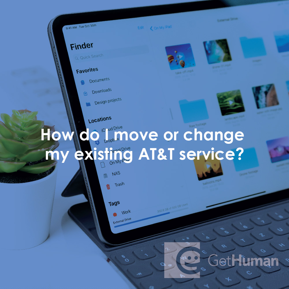 How Do I Move or Change My Existing AT&T Service?