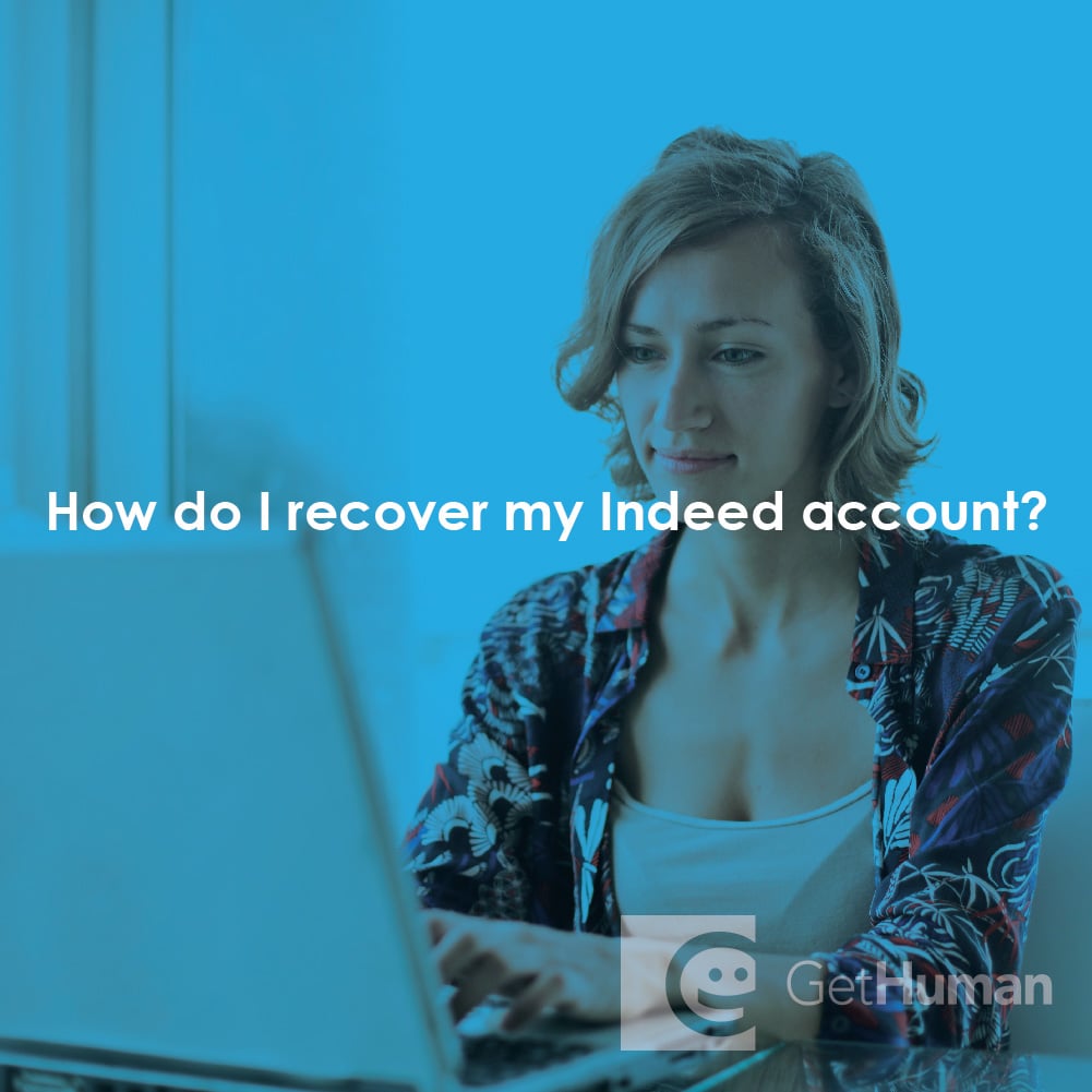 How Do I Recover My Indeed Account?