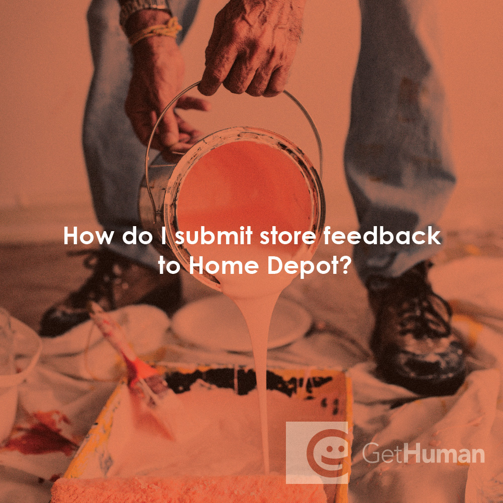 How Do I Submit Store Feedback to Home Depot?