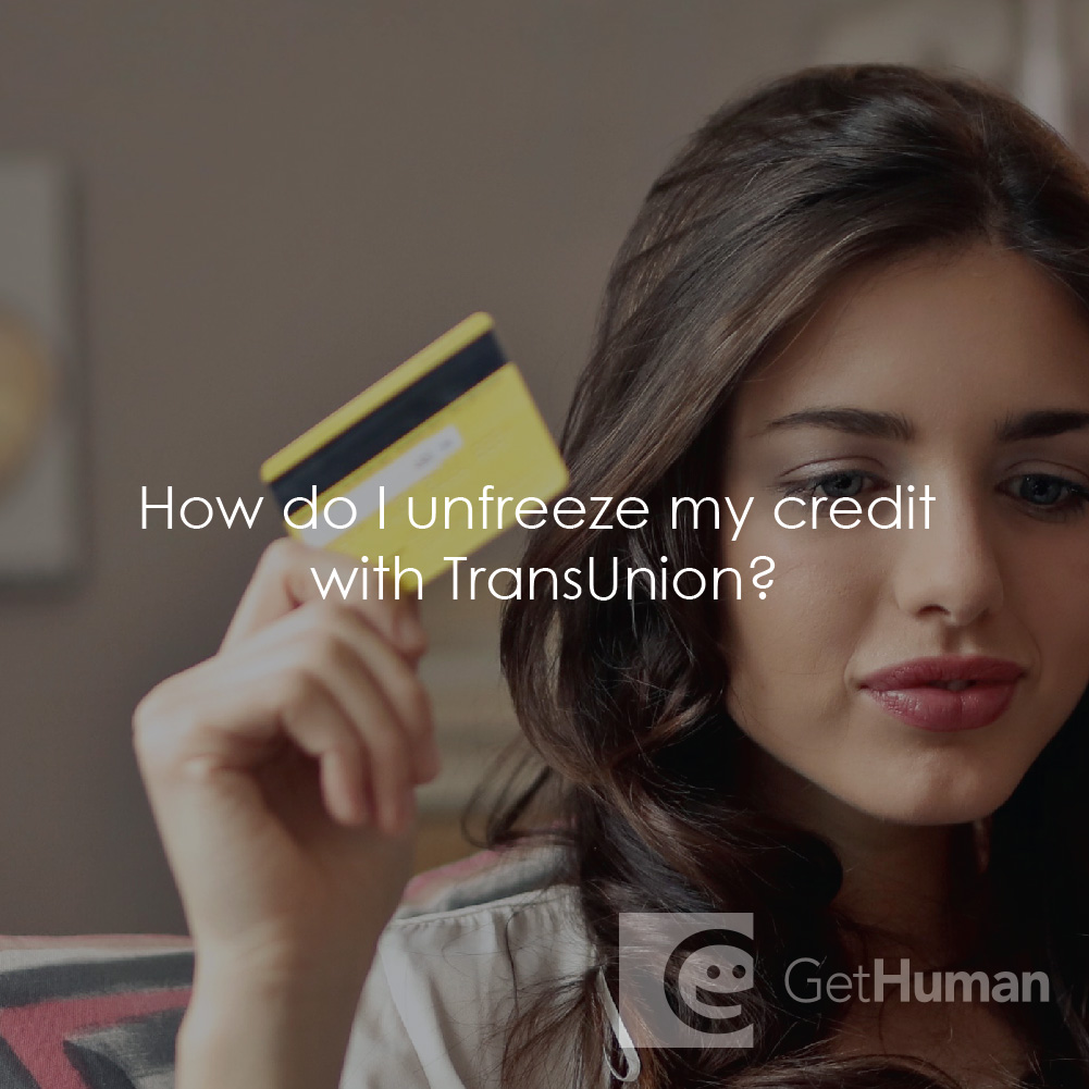 How Do I Unfreeze My Credit with TransUnion?