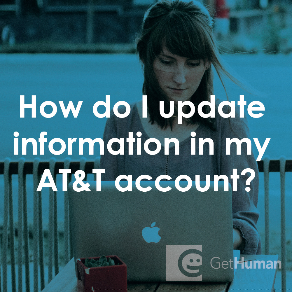 How Do I Update Information in My AT&T Account?