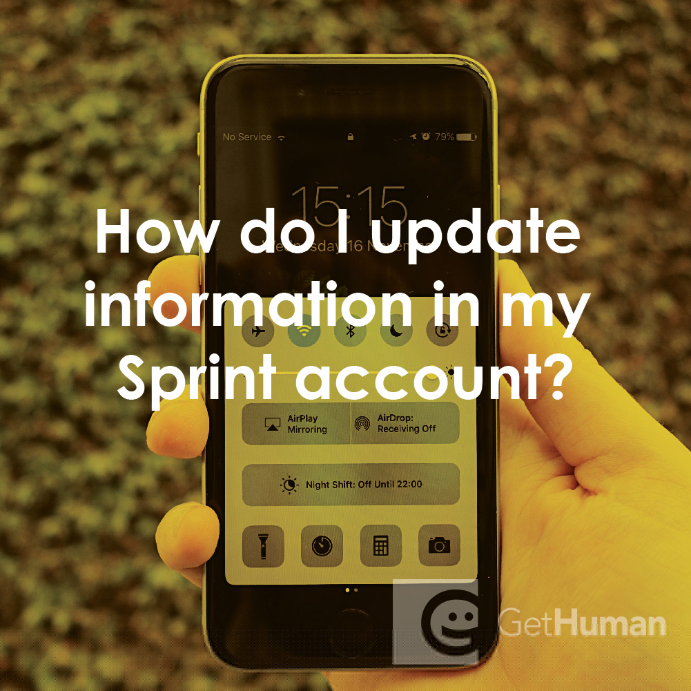 How Do I Update Information in My Sprint Account?