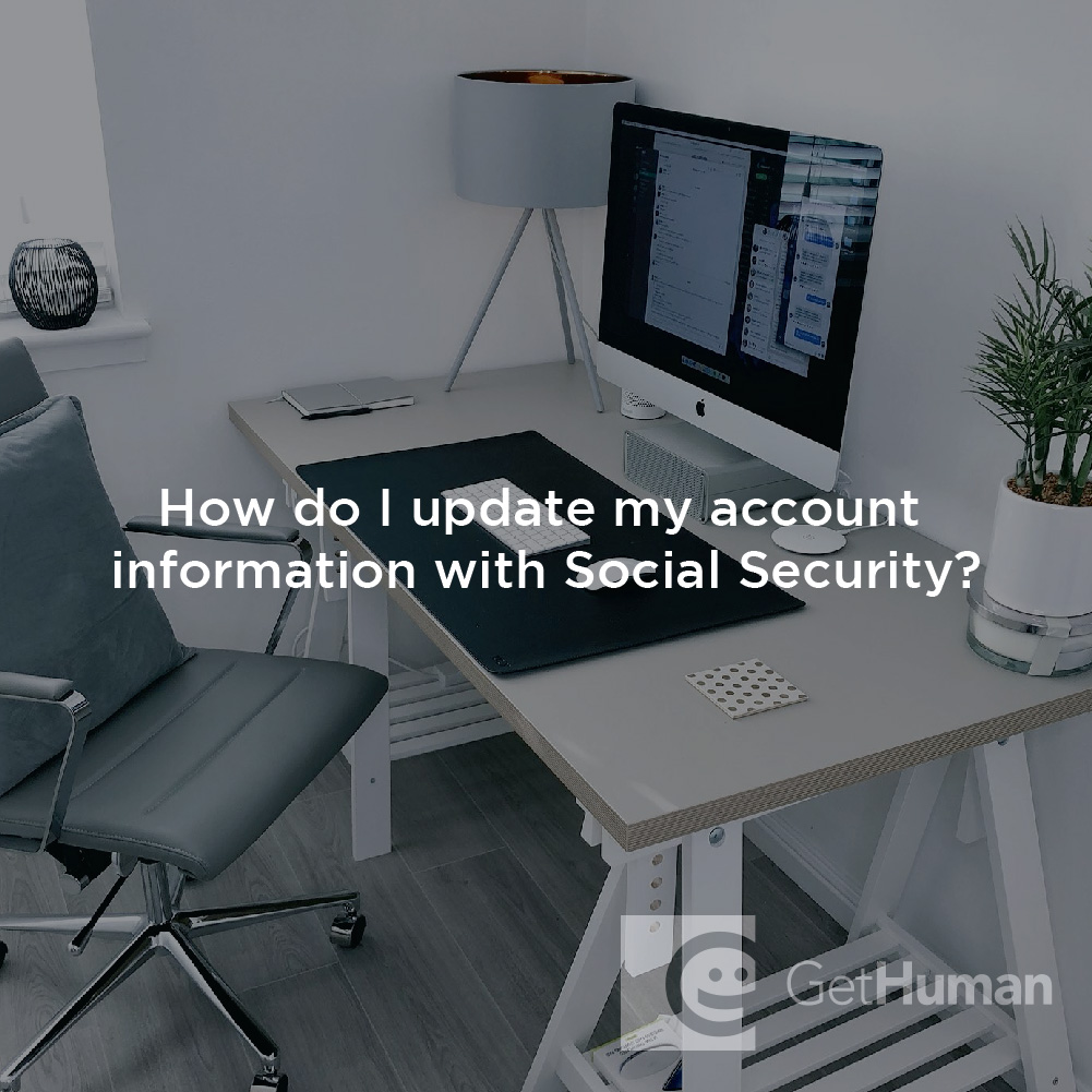 How Do I Update My Account Information with Social Security?