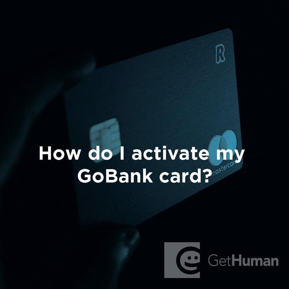 How do I activate my GoBank card?