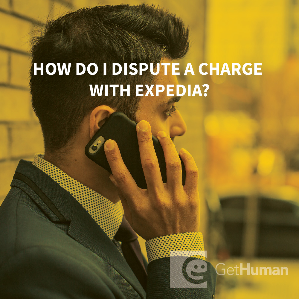 How do I dispute a charge with Expedia?