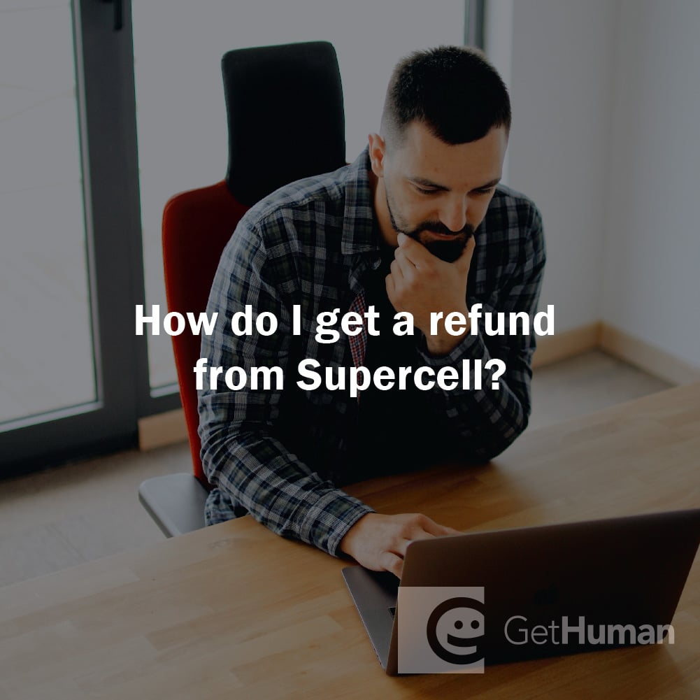 How do I get a refund from Supercell?