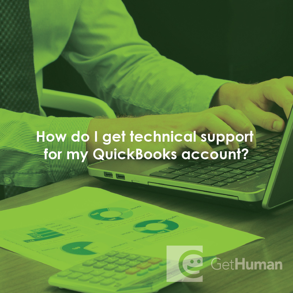 How do I get technical support for my QuickBooks account?