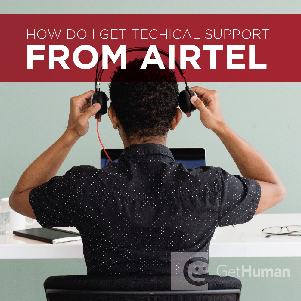 How do I get technical support from Airtel?