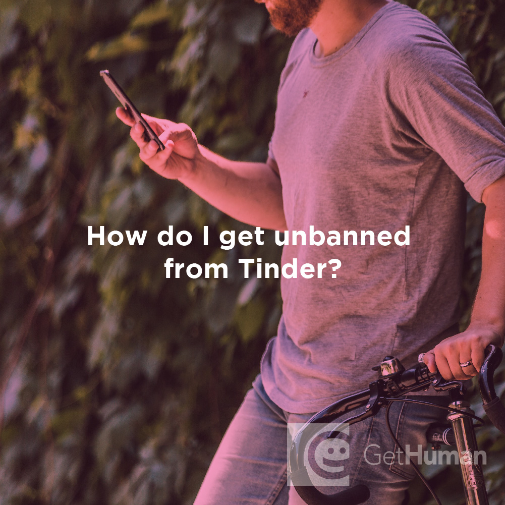 How do I get unbanned from Tinder?