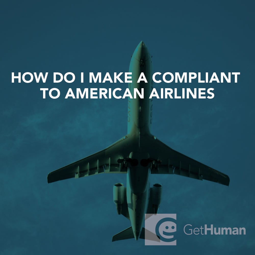 How do I make a complaint to American Airlines?
