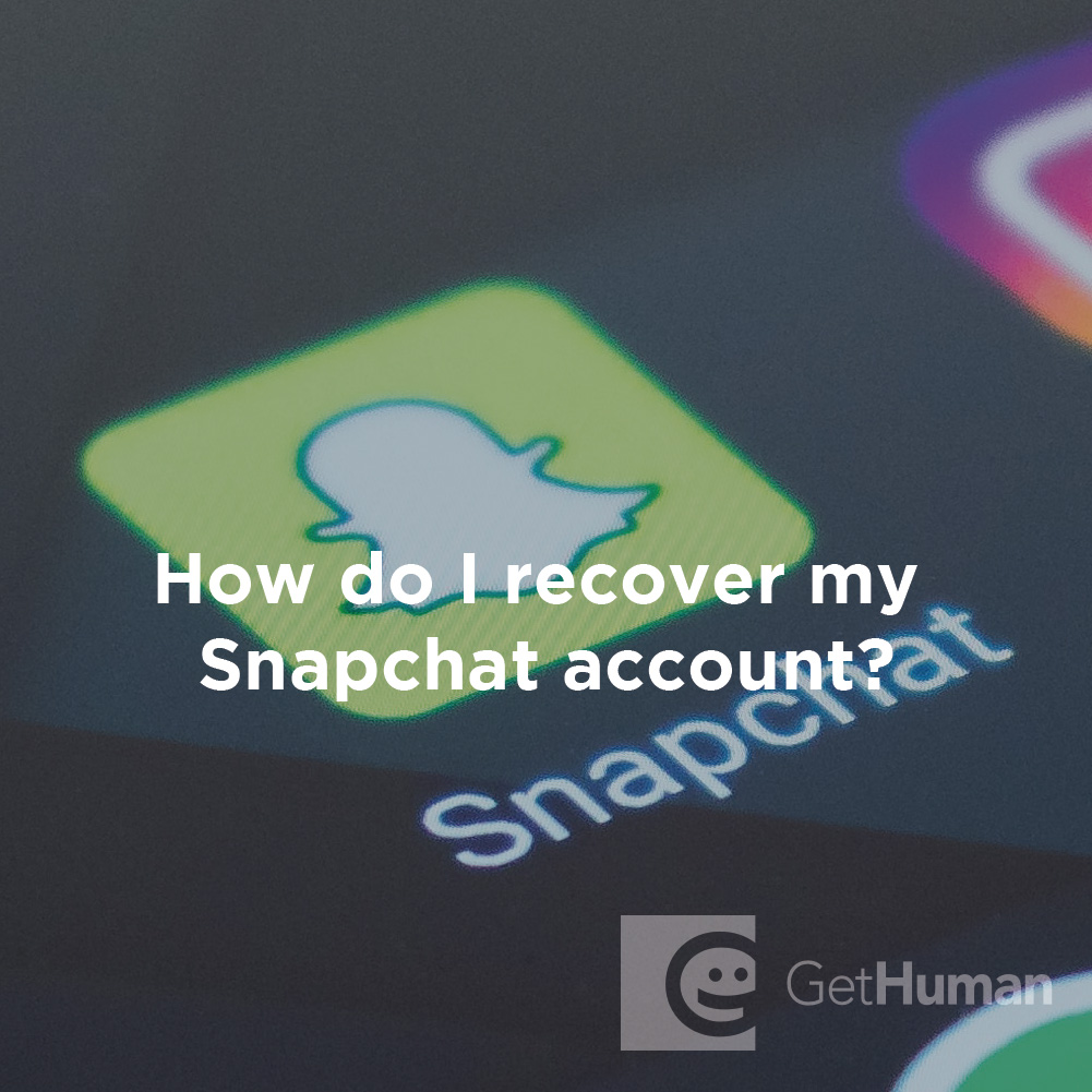 How do I recover a hacked account on Snapchat?