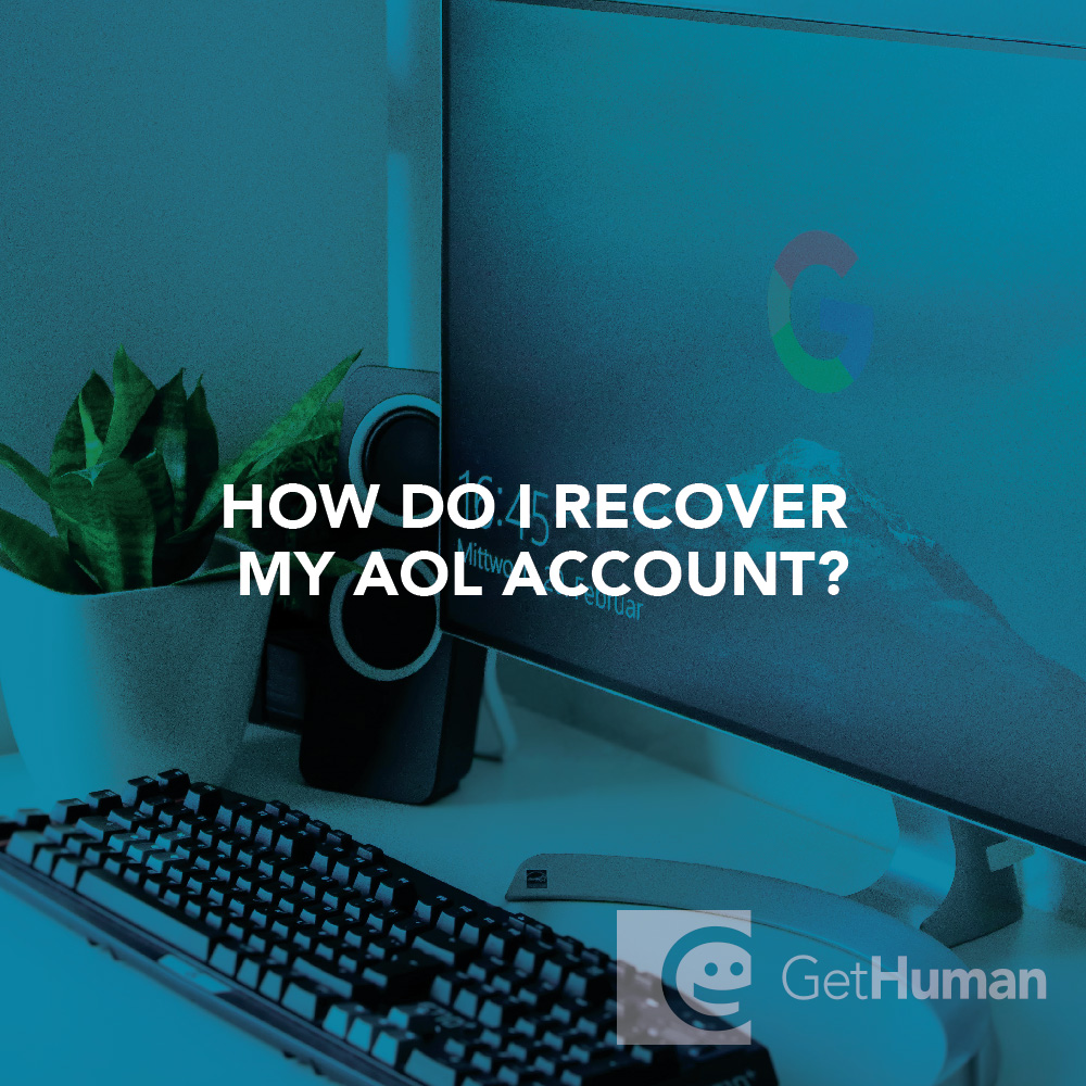 How do I recover my AOL account?