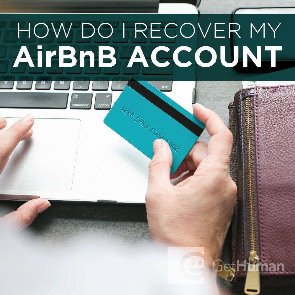 How do I recover my AirBnB account?
