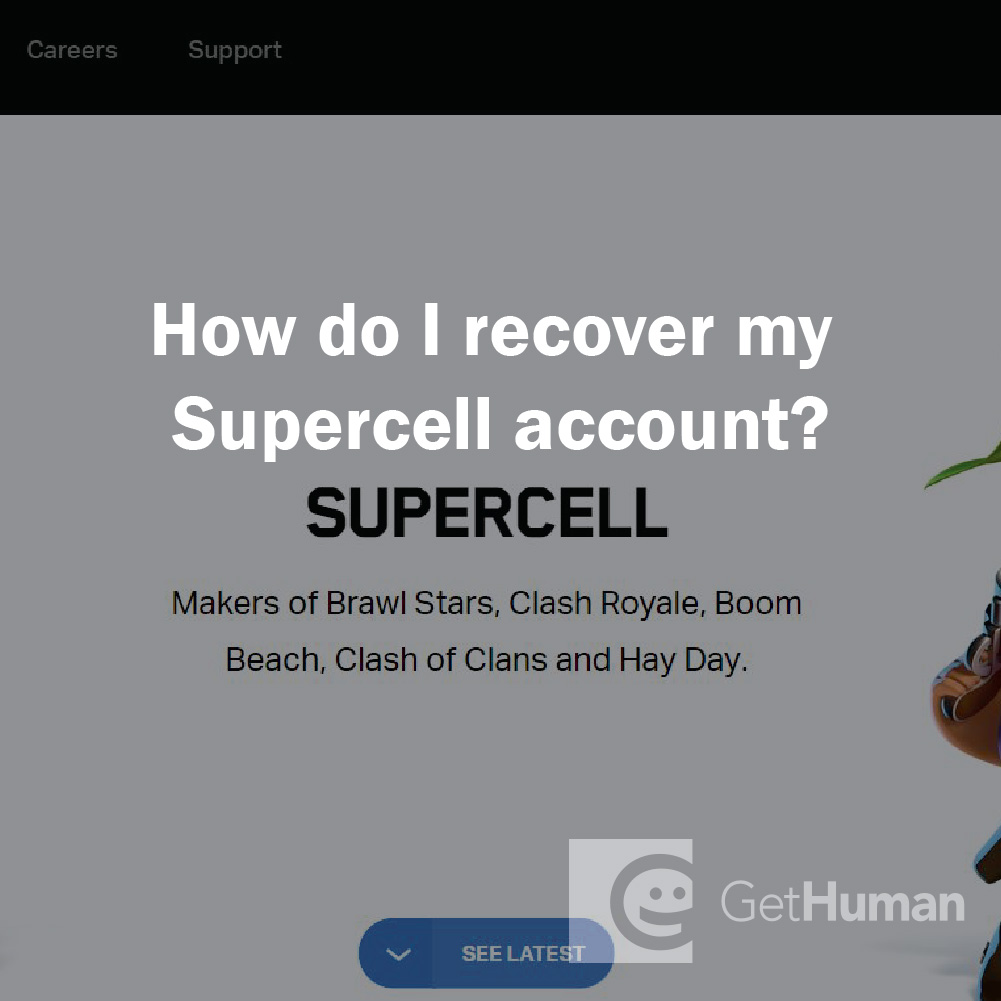 How do I recover my Supercell account?