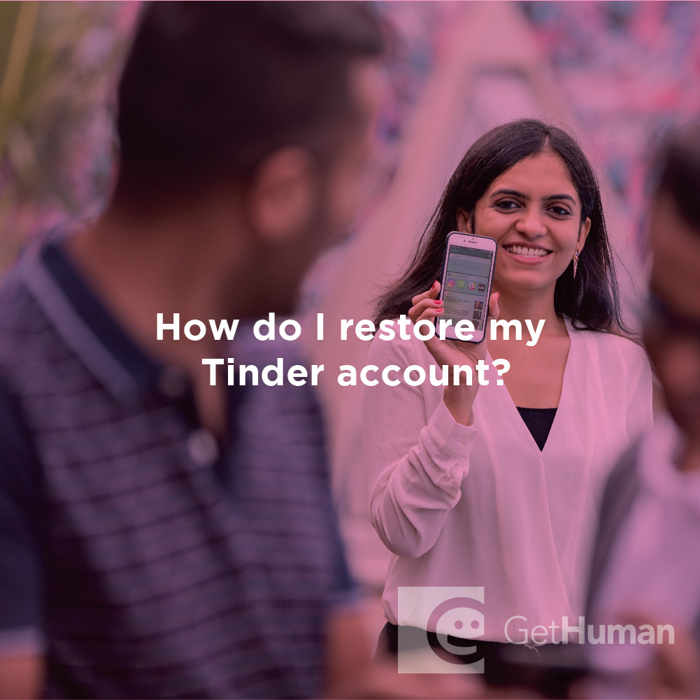 How do I restore my Tinder account?