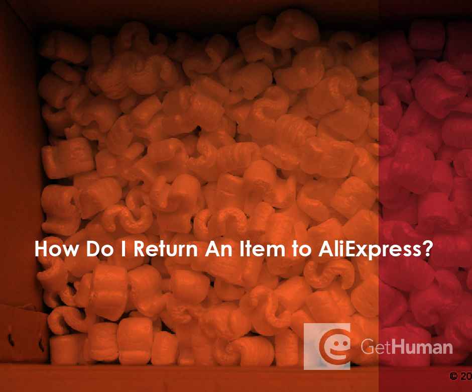 How do I return an item to AliExpress?