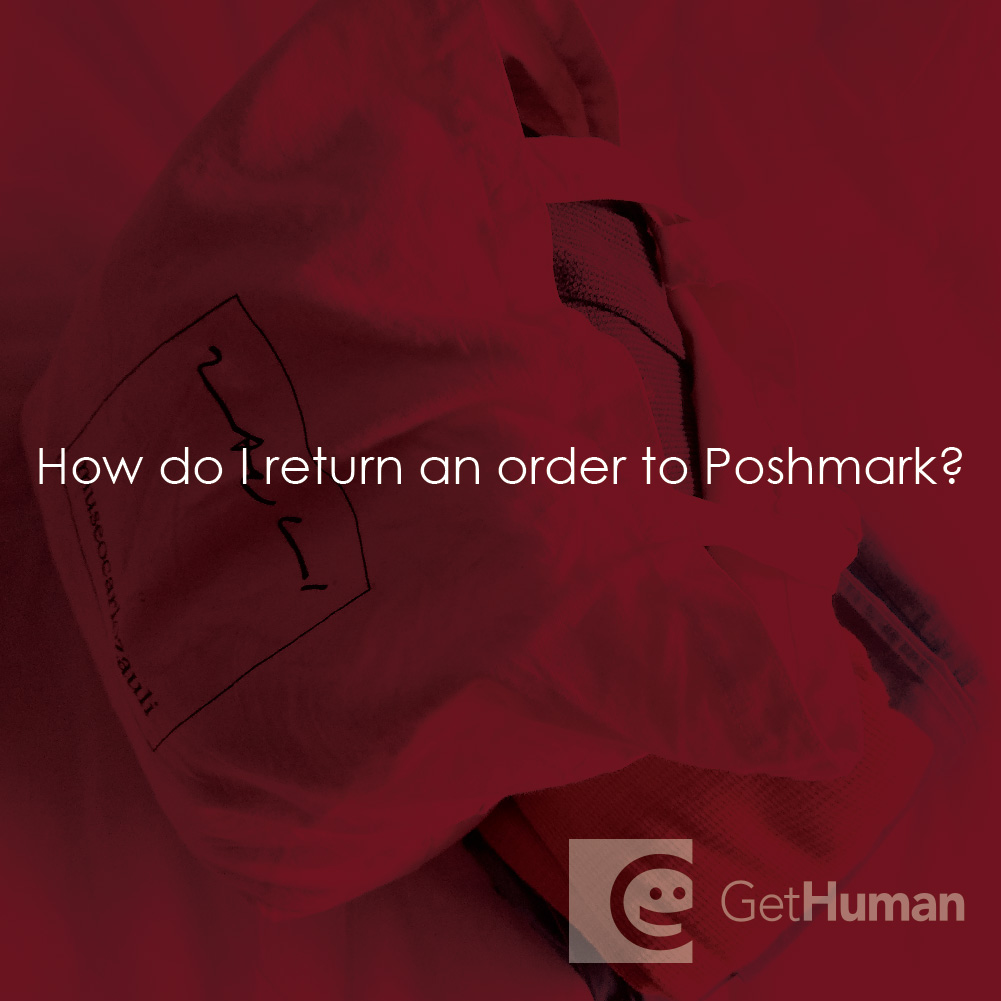 How do I return an order to PoshMark?