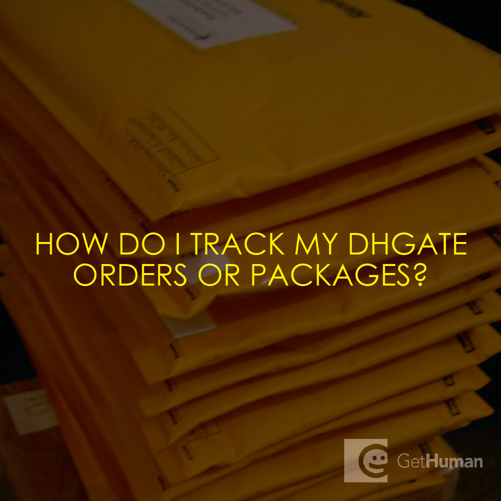How do I track my DHGate order or packages?
