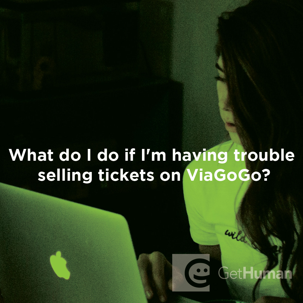 What Do I Do If I Am Having Trouble Selling Tickets on ViaGoGo?