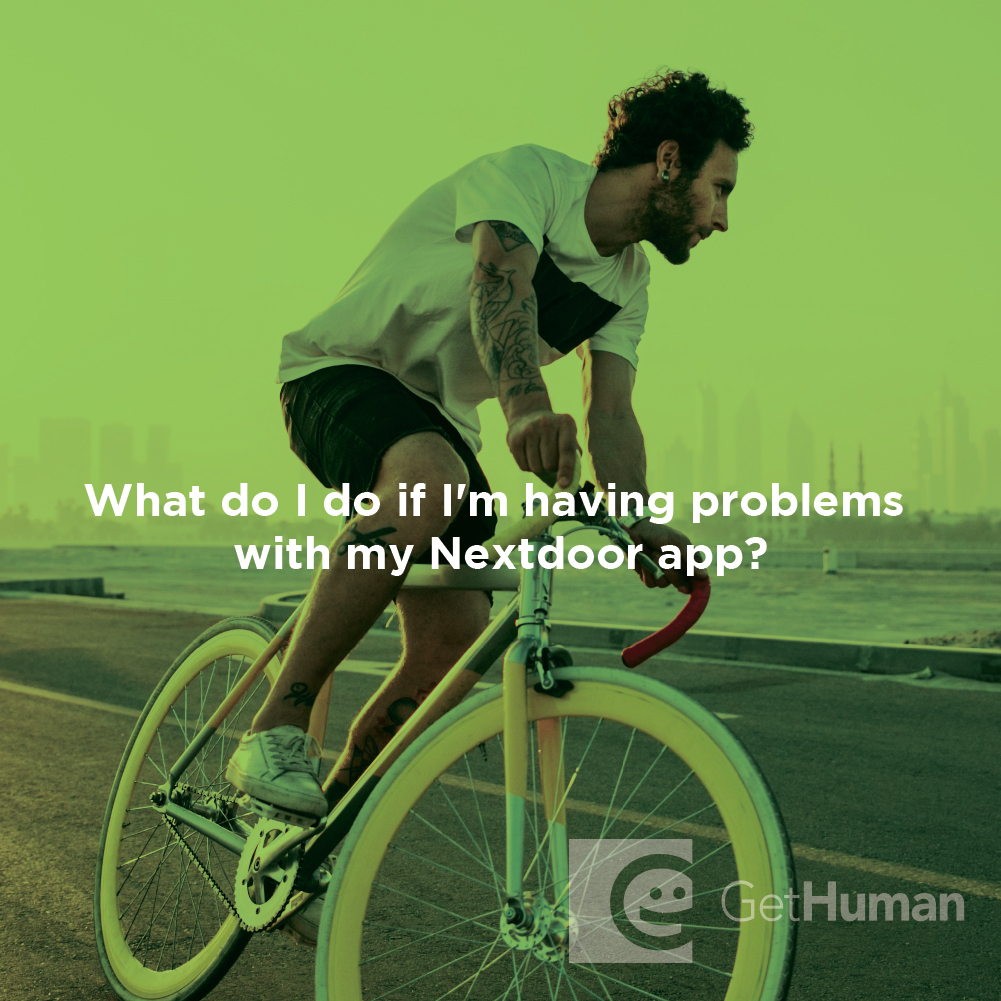 What Do I Do If I'm Having Problems with My Nextdoor App?